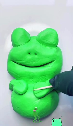 Creating a Charming Clay Frog Figurine
