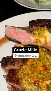 @graziemillexoxo is located directly behind Grazie Nonna at 📍1100 15th St. NW, Washington, DC I’m a steak connoisseur, so I had to check out their ribeye, my favorite cut. PLEASE SEE VIDEO FOR ITEMS ORDERED AND RATINGS #steak #graziemille❤️ #graziemilledc #ribeye #foodie #food #foodreview #foryou #fyp #explore #dmv #dc #washingtondc #travel | Outingsprees Shawna