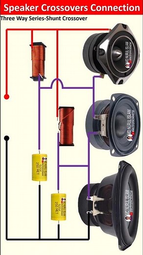 Three Way Speaker Crossover Connection | How to Make Crossover Connect for Speaker | 3 Way Crossover
