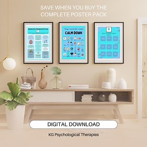 Wellbeing Posters, Posters for School, Posters for Therapy, Calming Strategies, Wellbeing, Coping Skills, Breathing, Mindfulness, Positivity - Etsy Canada
