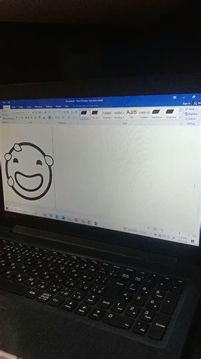 Smily emoji 😁 symbol on Ms word using coding in laptop #msword #Ever Short Cut #youtube shorts