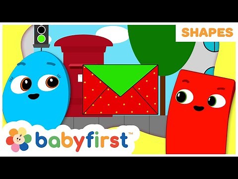 Shapes School | Educational Videos for kids | Learning Shapes | Envelope | Tree and More | BabyFirst
