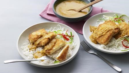 Vegan tofu katsu curry  recipe