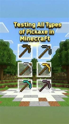 🔥 I Tested All Minecraft Pickaxes… The Result Is Crazy!"