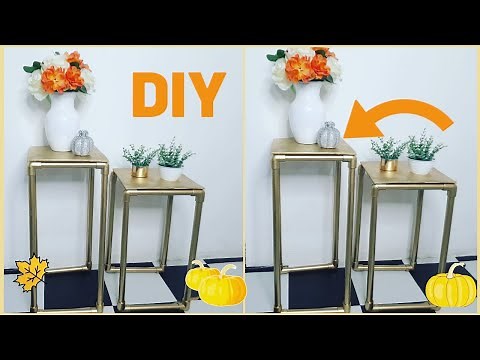 COMO HACER UNA MESA CON TUBO DE PVC/DIY ECONOMICO PARA DECORAR TU CASA