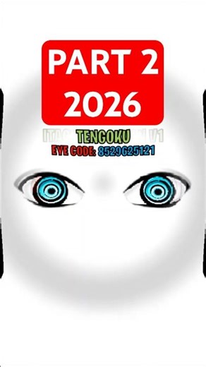 👁️BEST SHINDO CUSTOM EYE CODES 2026 PART 2👁️