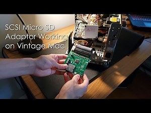 How to install SCSI2SD Adapter in Vintage Macintosh