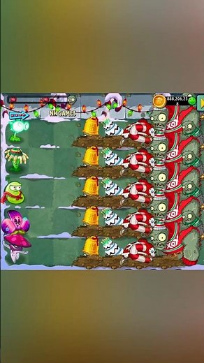 PvZ2 Epic Random Battle: Random 5 Plants vs Team Zombie