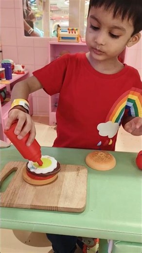 Lil Chef’s Toy Kitchen Adventure | Breakfast Song #cocomelon #toddlerlearning #shorts