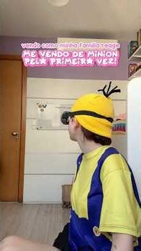 Seeing how my family reacts to seeing me as a Minion for the first time! #trend #humor