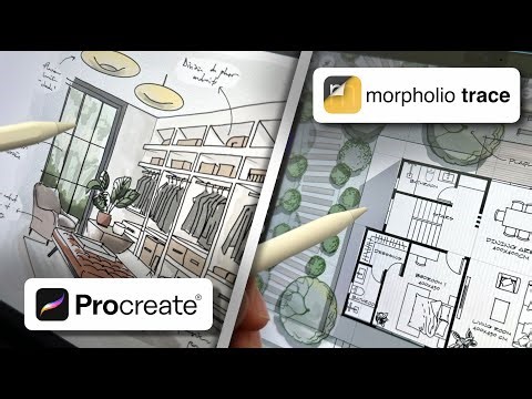 Procreate VS Morpholio Trace - The BEST app for ARCHITECTS and DESIGNERS