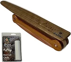 4-Play Rafter Turkey Box Call – Premium Handmade Box Turkey Calls for Hunting with Unlimited Tones, Patented Design, 100% USA-Made