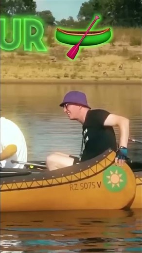 Kanu-Tour auf der Elbe: Hilfe, ich bin unter Wasser! #shorts