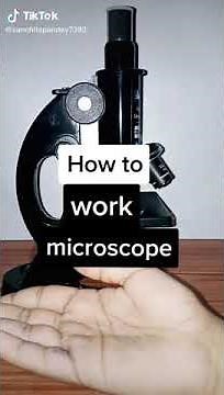 How a microscope works?