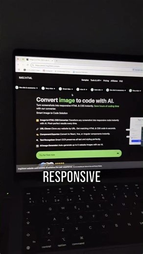 Magic AI: Turn Screenshots into Responsive HTML Instantly! #DevHack