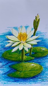 28K views · 397 reactions | Water Lily painting with pastel color #WaterLily #painting #pastel #drawing | Rajib Easy Drawing Maker | Facebook