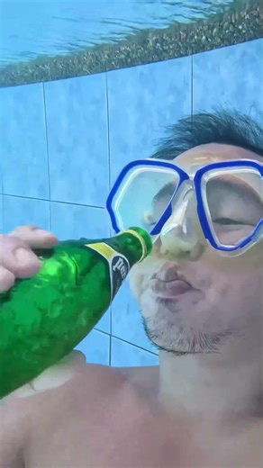 Burp Evian Sparkling vs Perrier Carbonated Underwater
