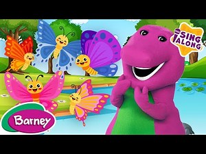 Five Little Butterflies | Animals and Insects for Kids | More Barney Songs and Nursery Rhymes