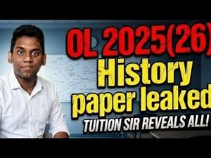 OL History paper leaked 2026