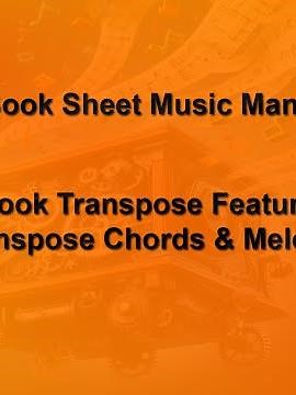 iGigBook Sheet Music Manager: Book Transpose Feature