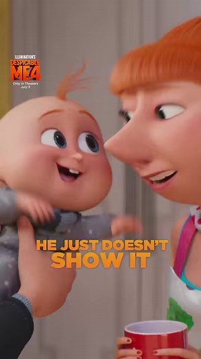 Baby’s first breaking and entering. Despicable Me 4 only in theaters July 3! | Illumination