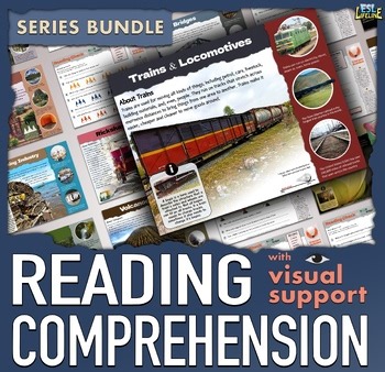 Visual Reading Comprehension Bundle | Informational Texts ESL ELL 3rd 4th 5th