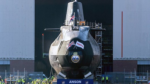BAE Systems Unveils HMS Anson Submarine Rollout Event