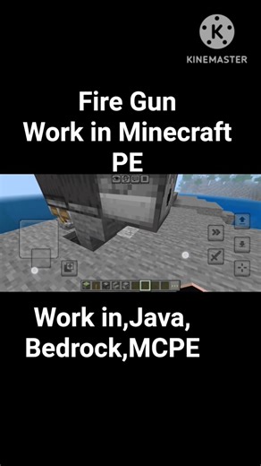 Fire Gun for Minecraft PE, Bedrock and Java Edition