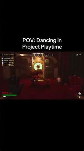 DANCING IN PROJECT PLAYTIME #poppyplaytime #poppyplaytimechapter5 #shorts