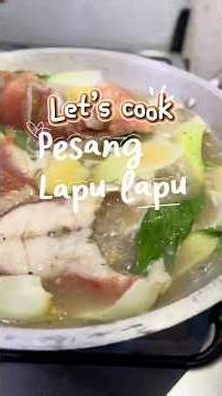LAPU-LAPU (Grouper Fish) - EASY PESA RECIPE