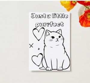 Printable Cat Colouring Pages for Kids - Cut Cate Designs to Colour - Etsy Australia