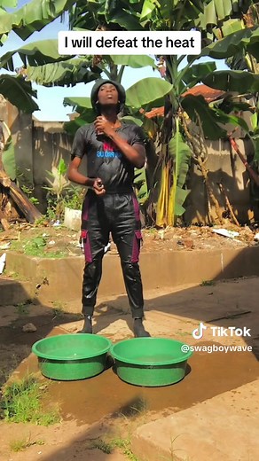 What could be the cause of this too much heat… 🥹😭😪 #swagboywave