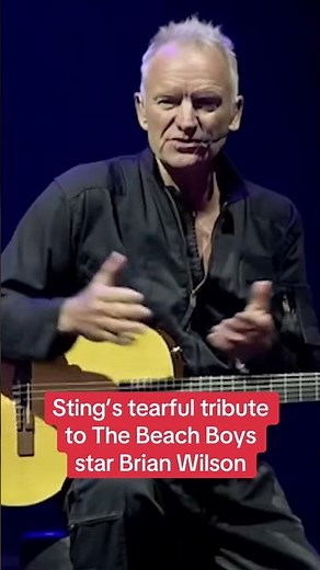 Sting honored Beach Boys founder Brian Wilson with a cover of 'God Only Knows'