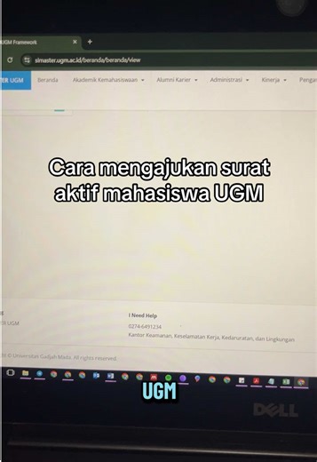 How to Submit an Active Student Letter at UGM