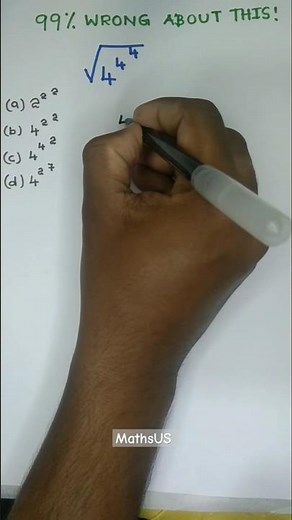 99% wrong about this🤔 why? | Exponents & Roots hard examples | High School math's #maths #algebra