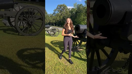 Exploring Civil War cannons at Gettysburg