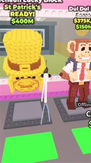 Leprechaun lucky block ! From secret eid event with mutation ! Enjoy ! #roblox #stealabrainrot