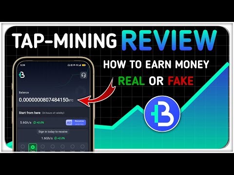 Tap Mining App Review | Tap mining miner tool |Tap mining app real or fake | Tap mining withdrawal