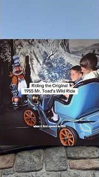 Riding the Original 1955 Mr. Toad’s Wild Ride #disneyland #disneyparks #disney #disneyhistory