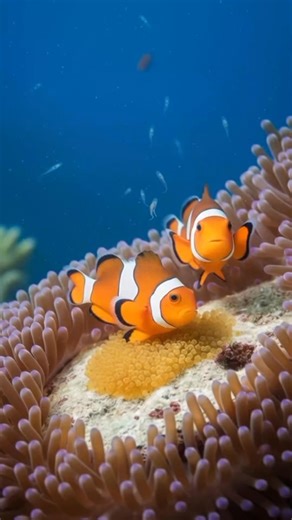 6.4K reactions · 338 shares | The Birth Moment - Clownfish Eggs Go to the Open Sea 朗 #AiReels #Clownfish #Coralreef #Underwater | M Efen Cahyo | Facebook