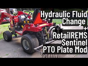 GC1723 Hydraulic Oil Change and Sentinel PTO shield mod