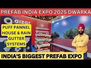 “India Prefab Expo 2025 | Prefabricated Homes, Porta Cabins, Modular Structures & rain gutter system