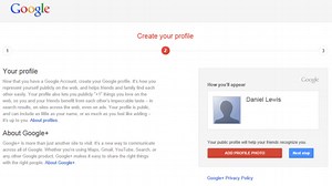 Google's new account sign up requires Gmail and a profile, automatically joins users to Google