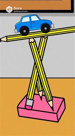 Bored in Class Crafts – Creative Slice of Life Animation | Sora 2 AI Video