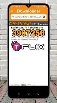 Download code for Tflix for Google TV, Android TV, Fire Stick, and Android phones.