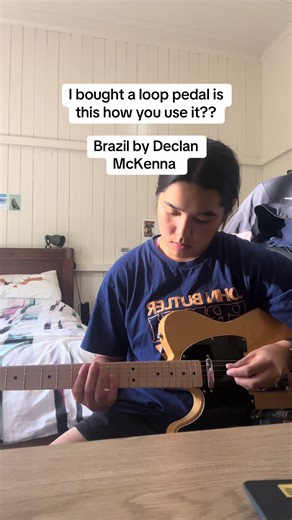 Using a Loop Pedal for 'Brazil' by Declan McKenna