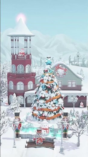 SANTA'S VILLAGE AND TOY FACTORY - Relaxing Stopmotion - THE SIMS 4 -
