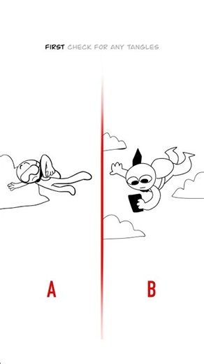 Failed Parachute 😅 A vs B (Animation Meme) #shorts