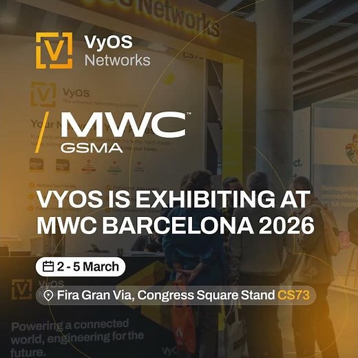 VyOS is Exhibiting at MWC Barcelona 2026