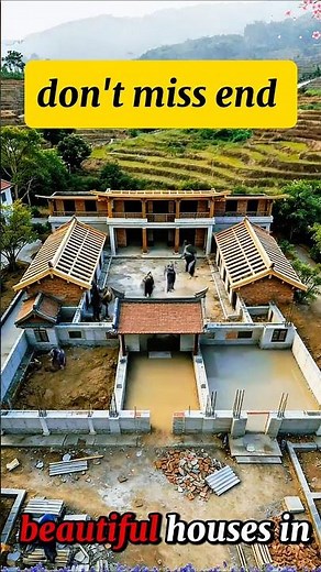 Modern Chinese Architecture in Action | Amazing House Build#homeconstruction #viralshort